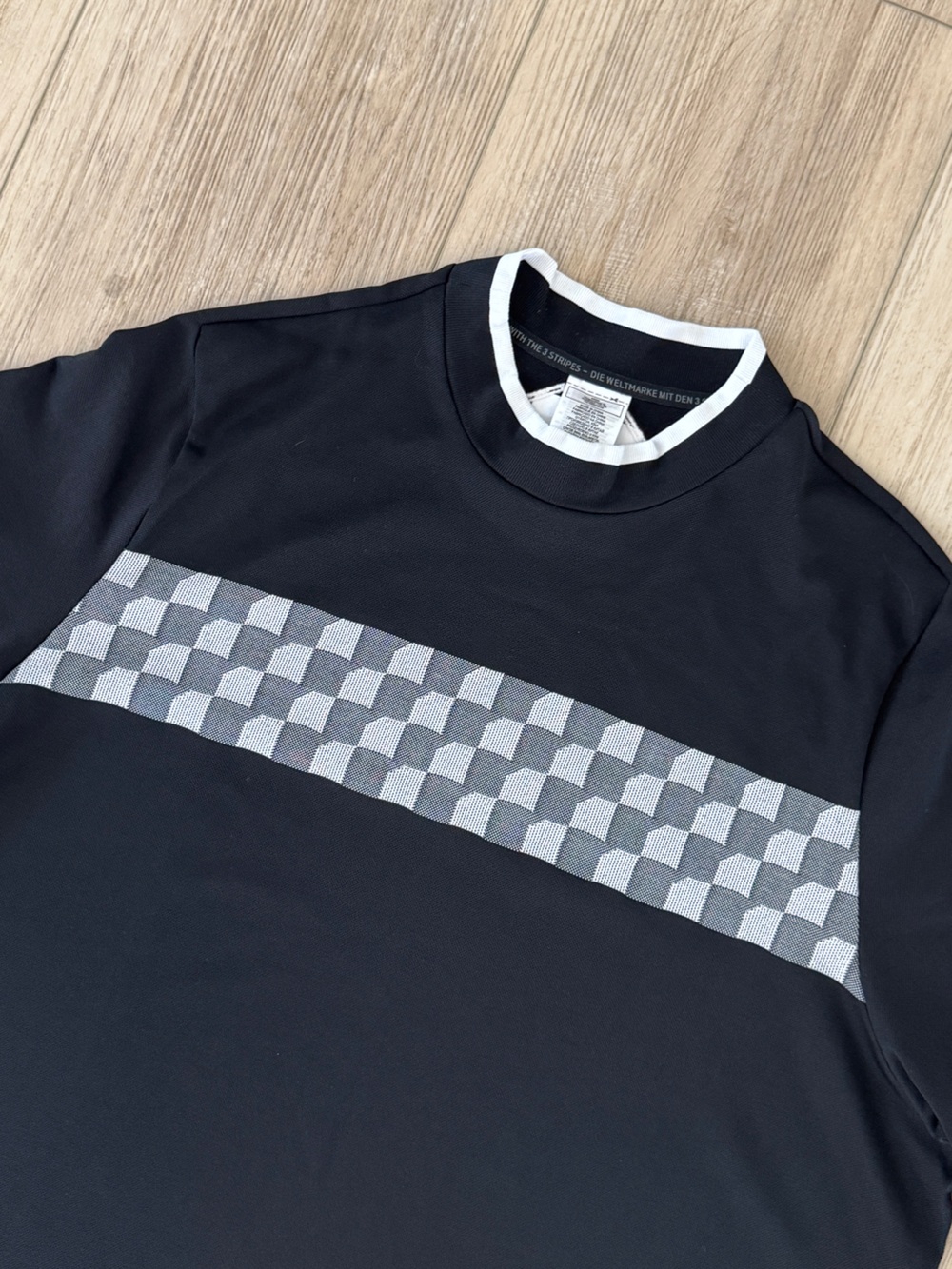 Adidas Men’s Adicross Checkered golf Polo